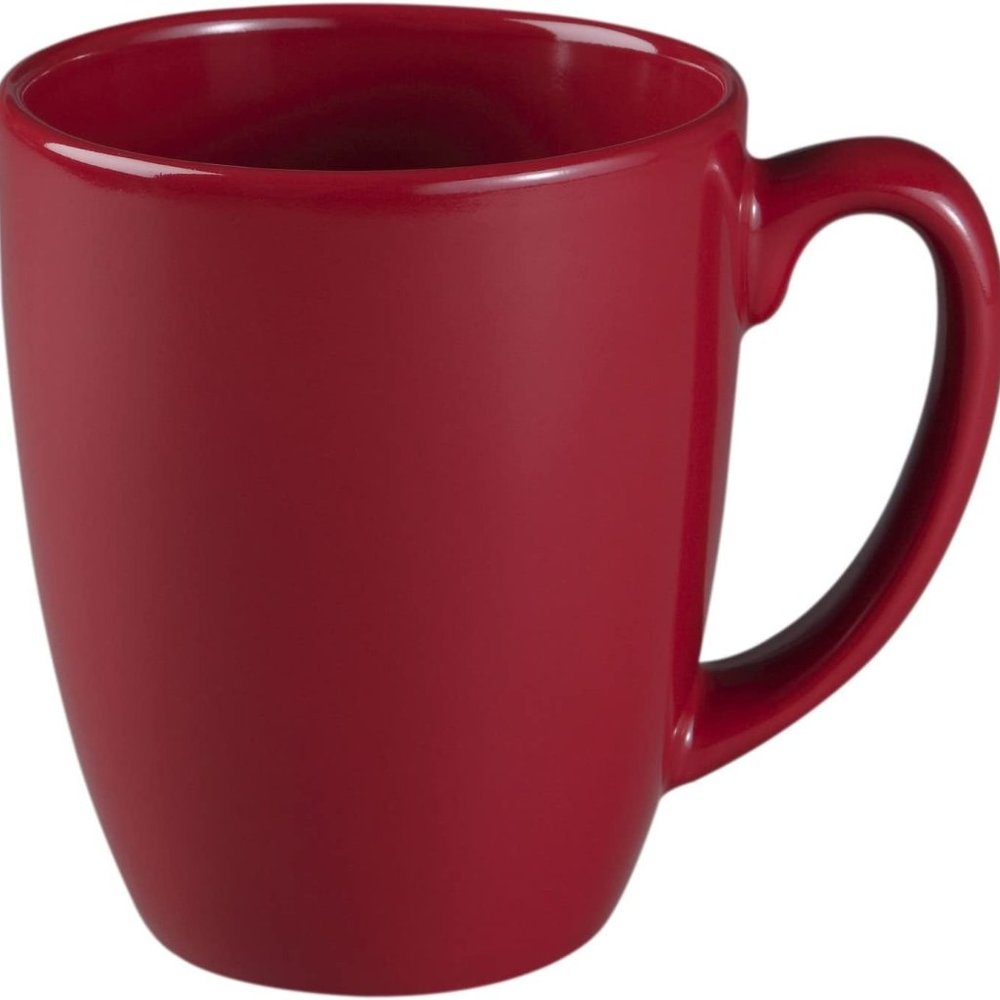 Corelle Livingware Berry Red Coffee Mugs  set of 4